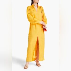 NWT Frame Vibrant Yellow Slit Long Kaftan